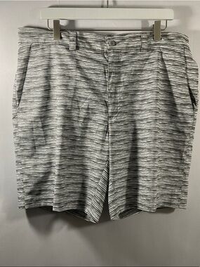 PGA Tour Gray Space-Dye Performance Shorts